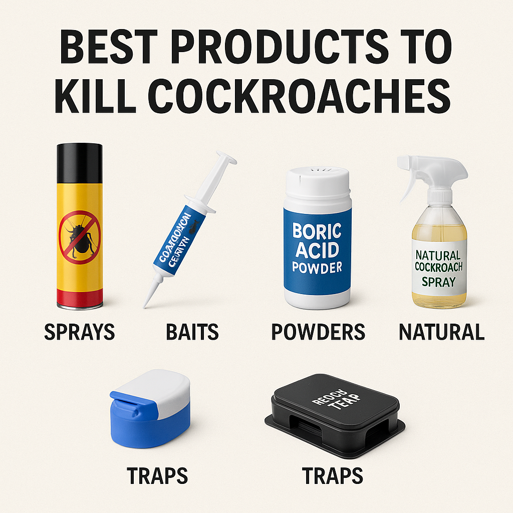 BEST PRODUCTS TO KILL COCKROACHES / COCKROJ: SAFE, FAST & EFFECTIVE SOLUTIONS