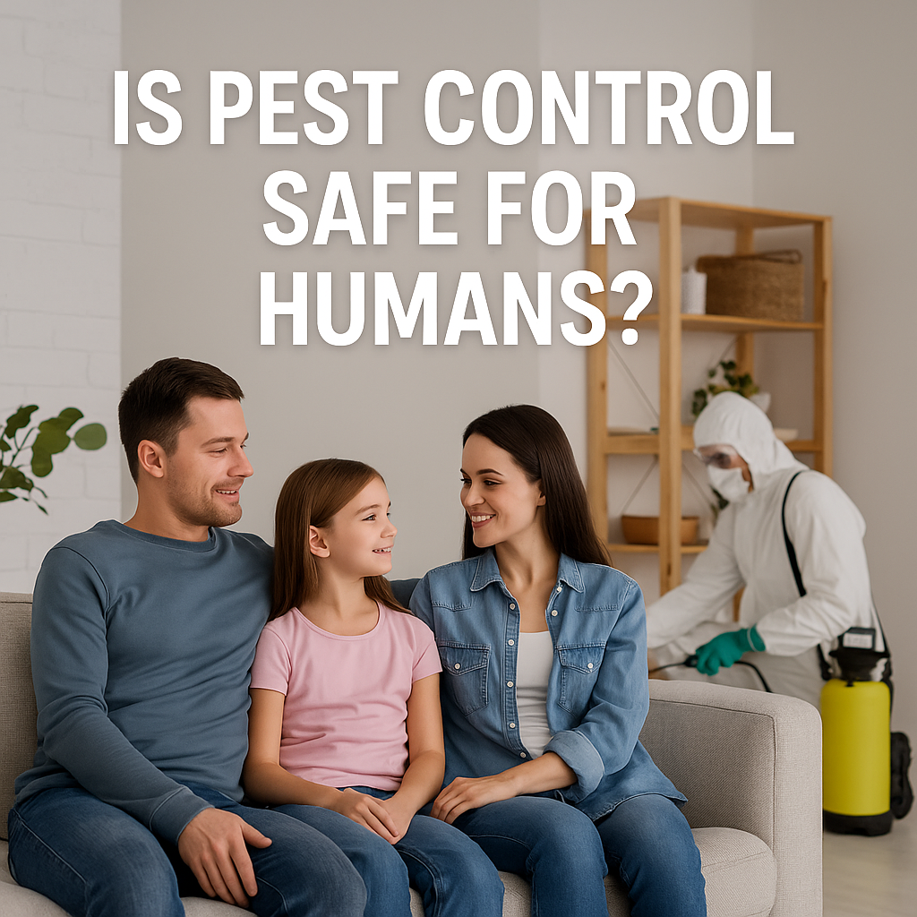IS PEST CONTROL SAFE FOR HUMANS?