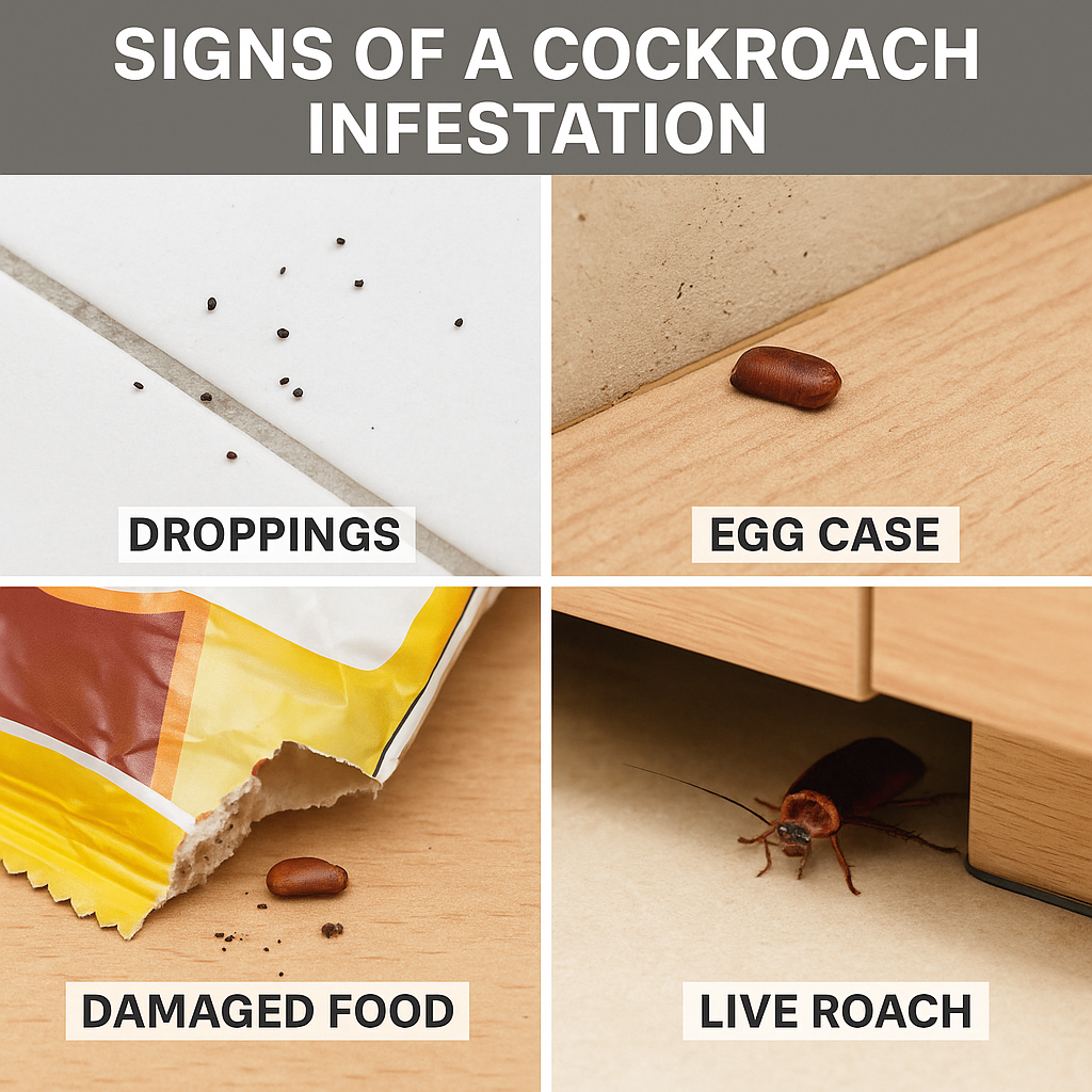 SIGNS OF A COCKROACH INFESTATION