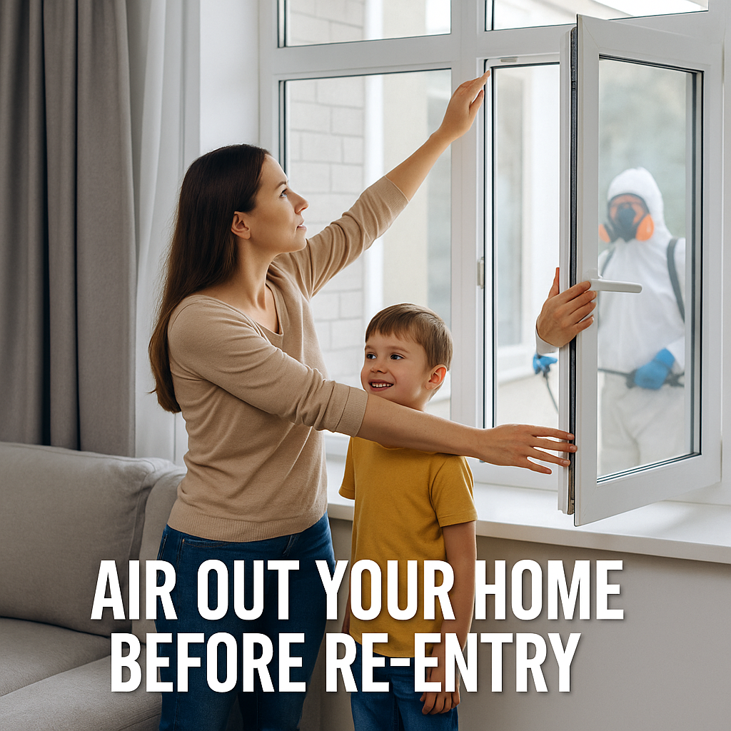 PROTECT YOUR CHILDREN FROM TOXIC FUMES AFTER PEST CONTROL IN HOME