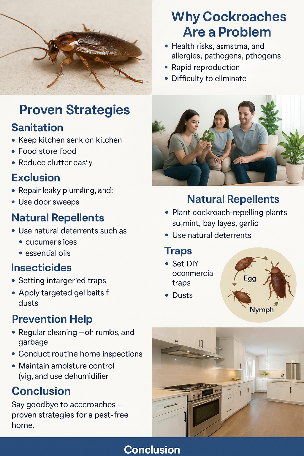 SAY GOODBYE TO COCKROACHES: PROVEN STRATEGIES FOR A PEST-FREE HOME