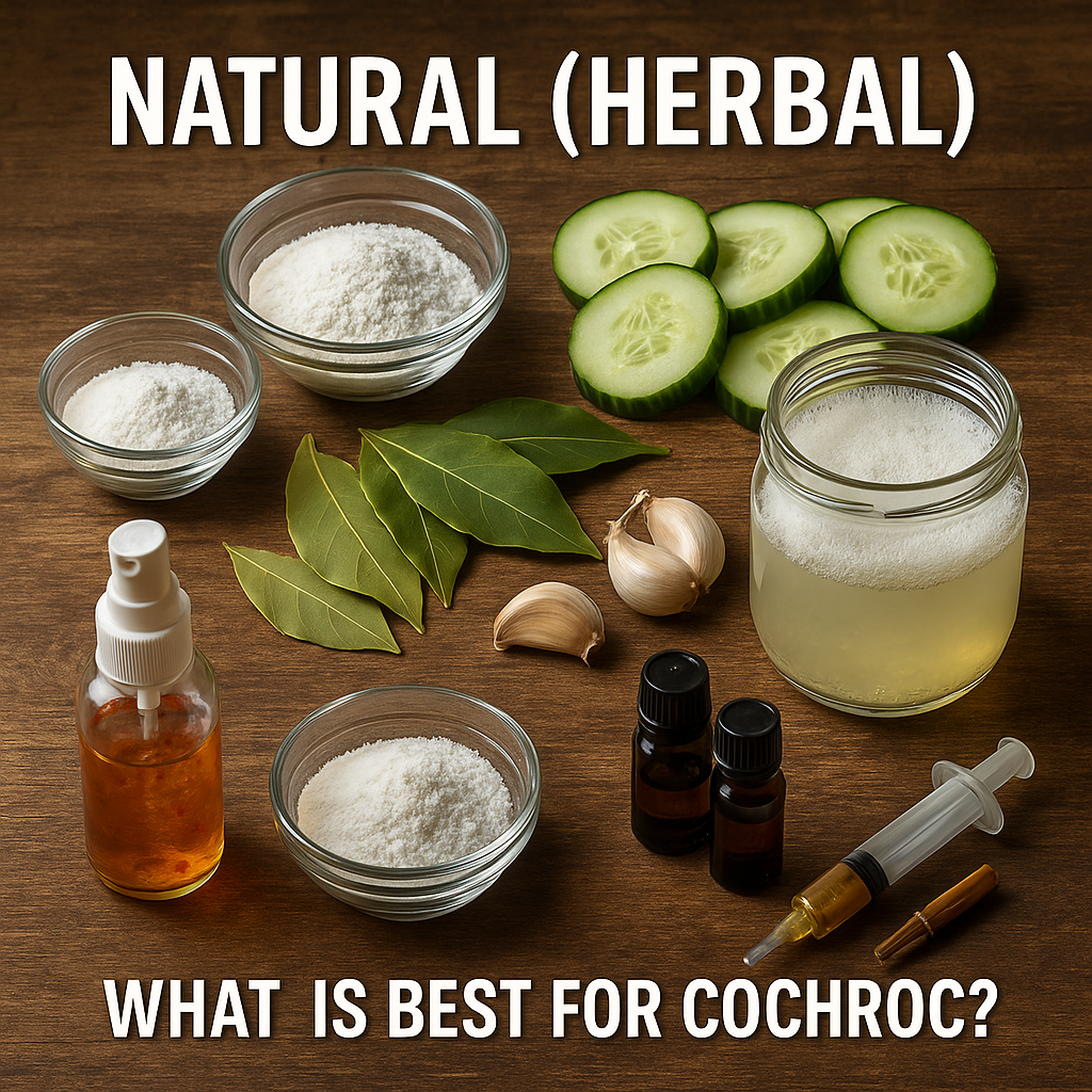 HERBAL VS. CHEMICAL COCKROACH/COCKROJ CONTROL: WHICH METHOD WORKS BEST?