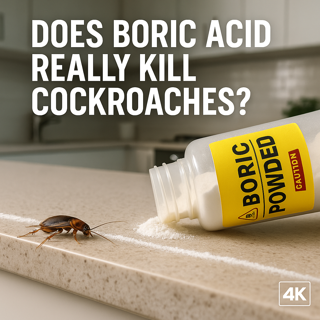 DOES BORIC ACID REALLY KILL COCKROACHES? THE SCIENCE EXPLAINED