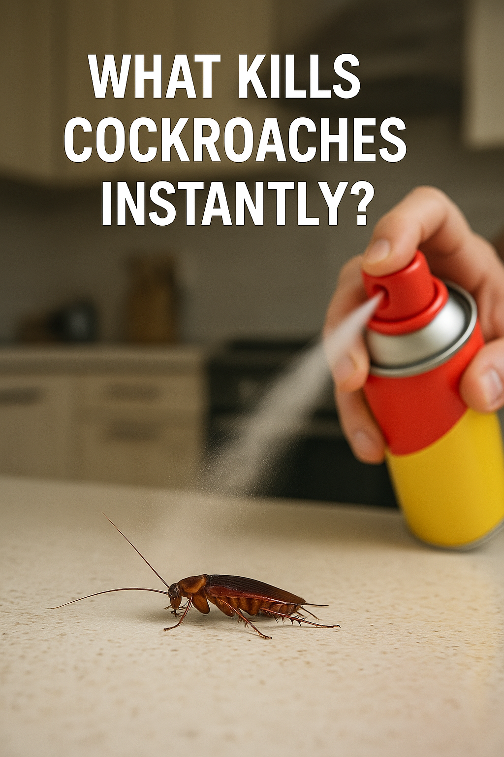 WHAT KILLS COCKROACHES INSTANTLY?