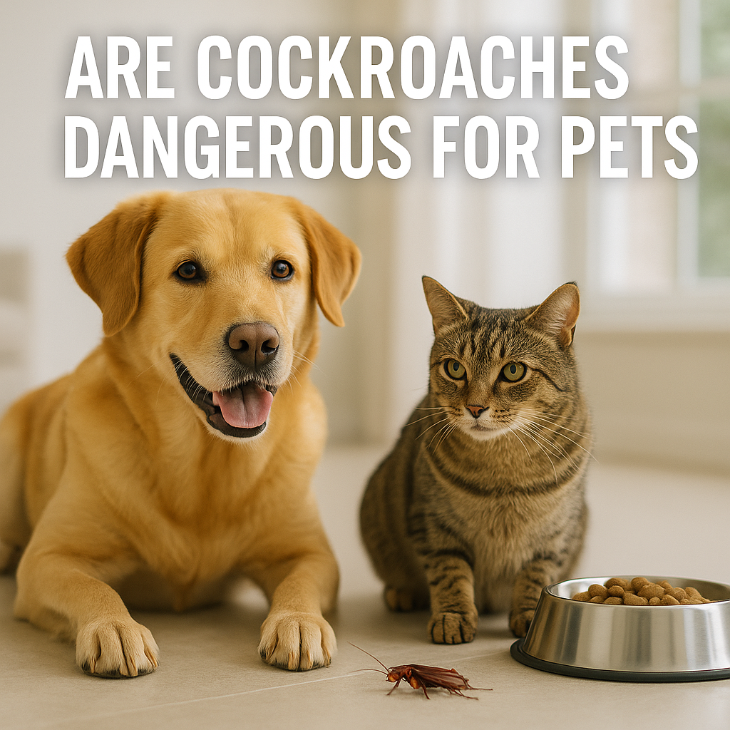 ARE COCKROACHES DANGEROUS FOR PETS? / COCKROJ & YOUR PET’S SAFETY EXPLAINED