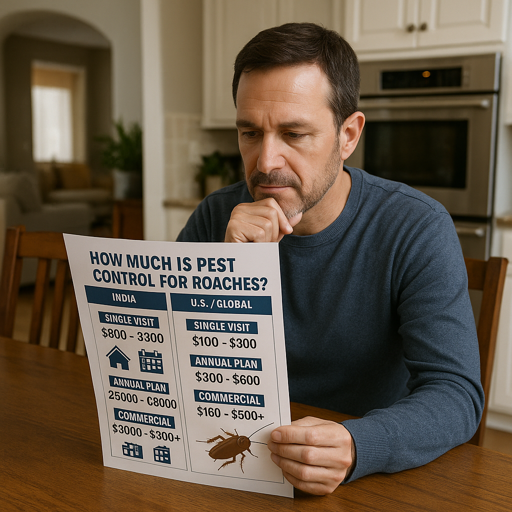 HOW MUCH IS PEST CONTROL FOR ROACHES?