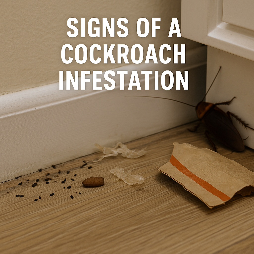 SIGNS OF A COCKROACH INFESTATION