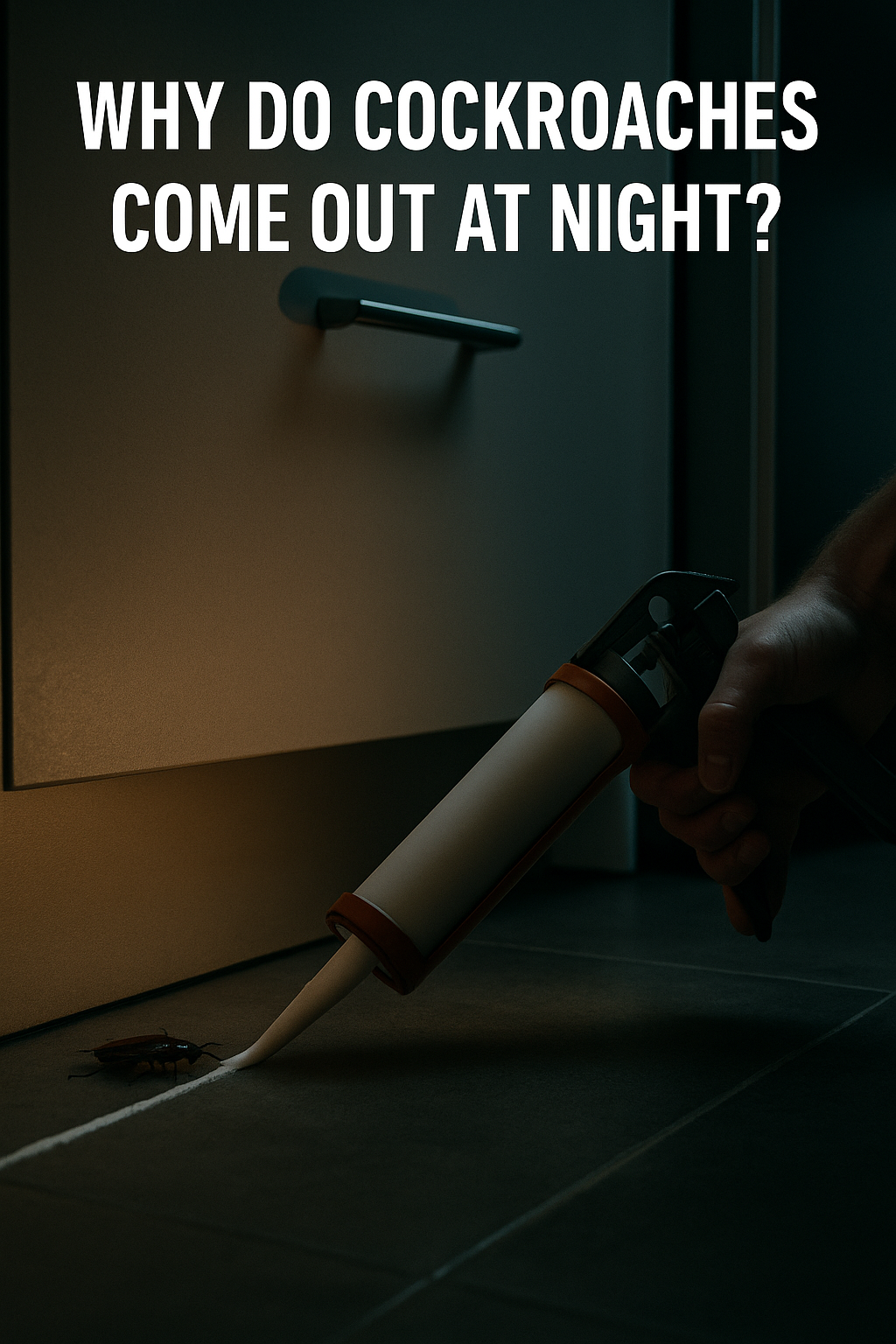 WHY DO COCKROACHES COME OUT AT NIGHT?