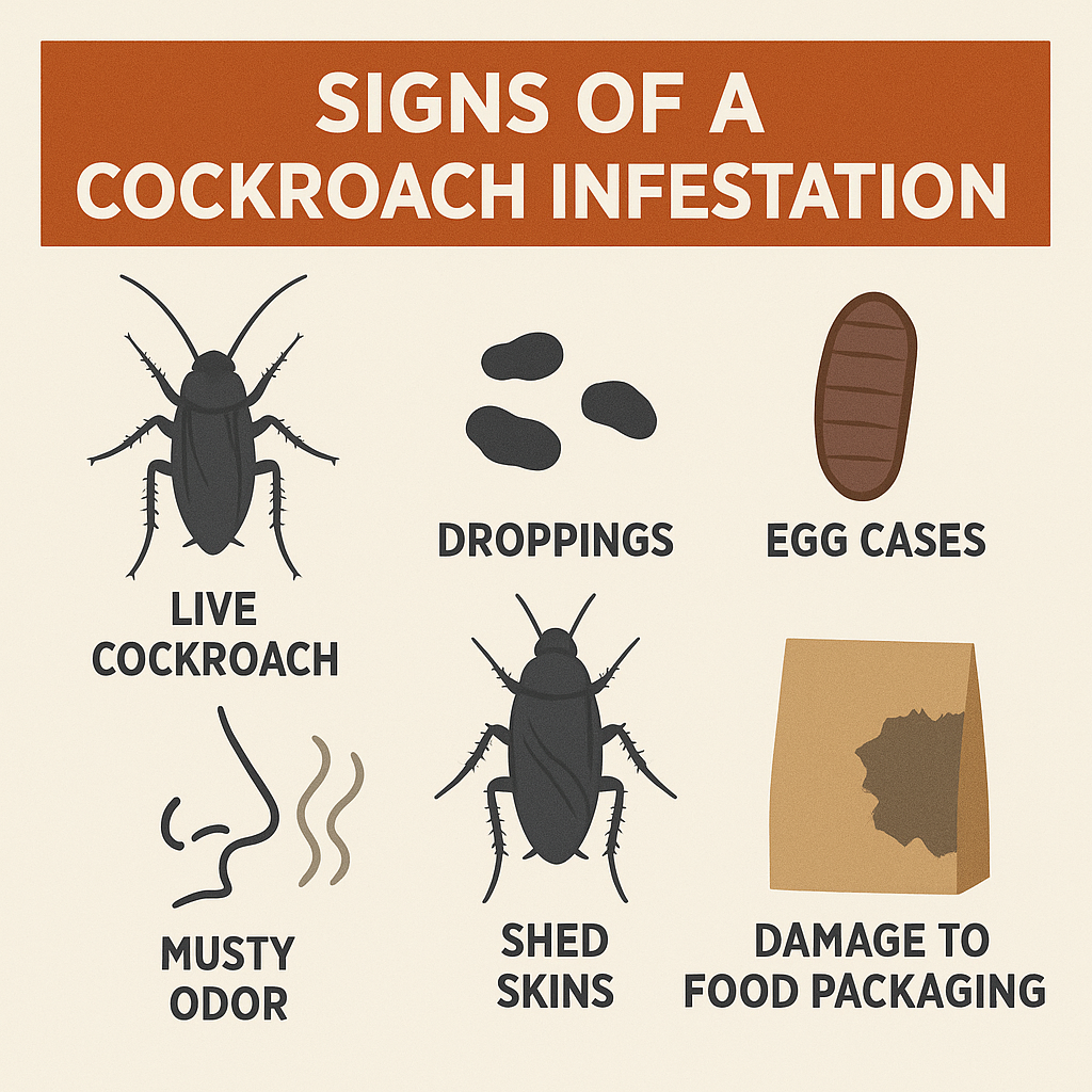 SIGNS OF A COCKROACH INFESTATION