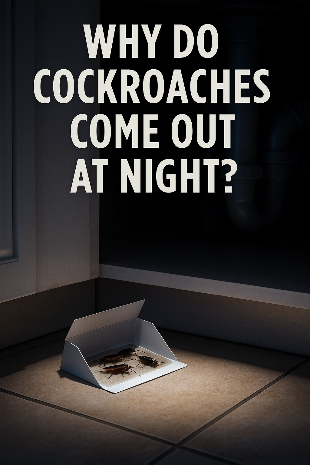 WHY DO COCKROACHES COME OUT AT NIGHT?