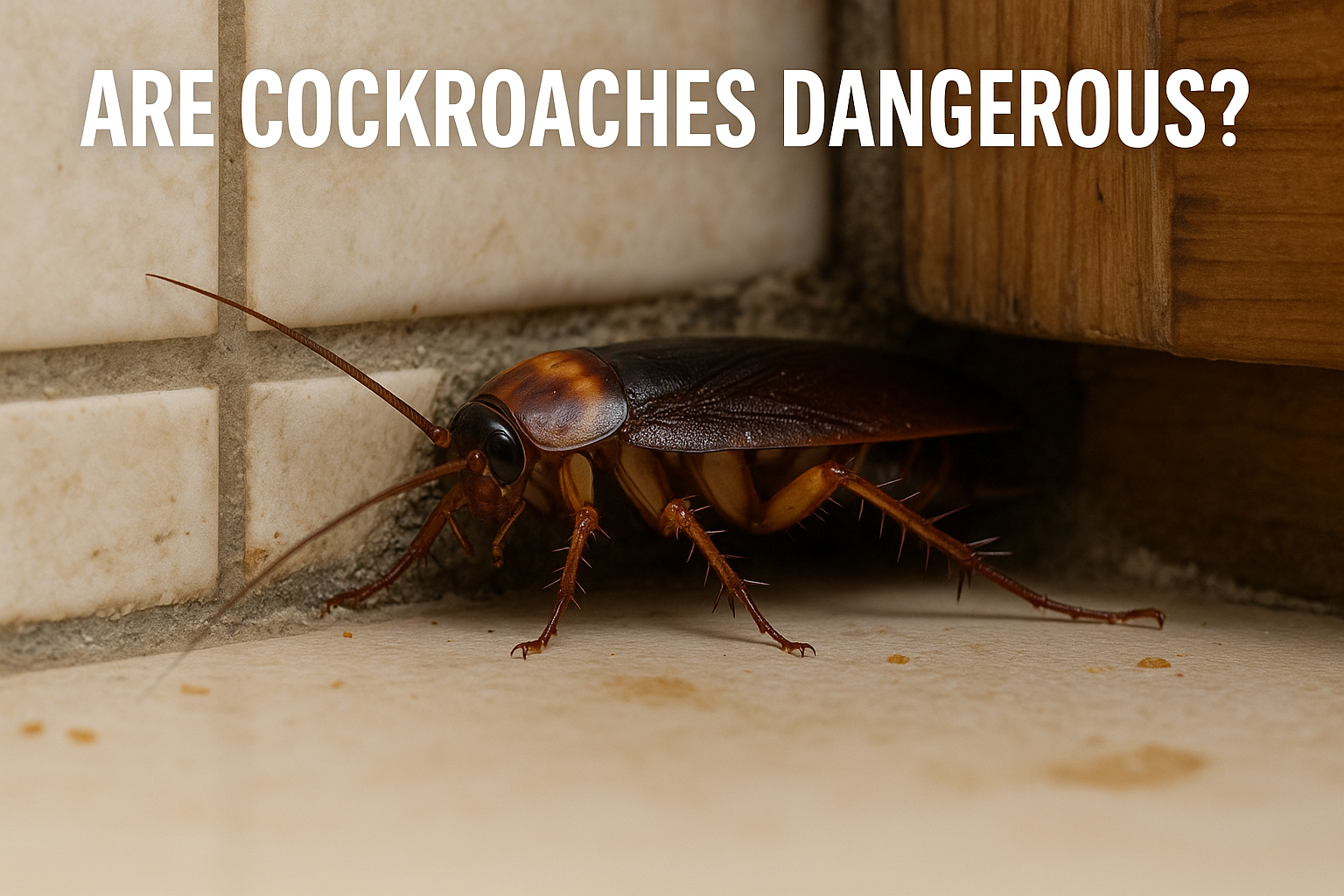ARE COCKROACHES DANGEROUS? HEALTH RISKS, MYTHS & FACTS ABOUT COCKROACHES